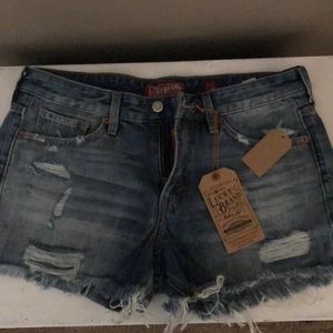 SALE PRICE! Lucky Brand distressed denim shorts